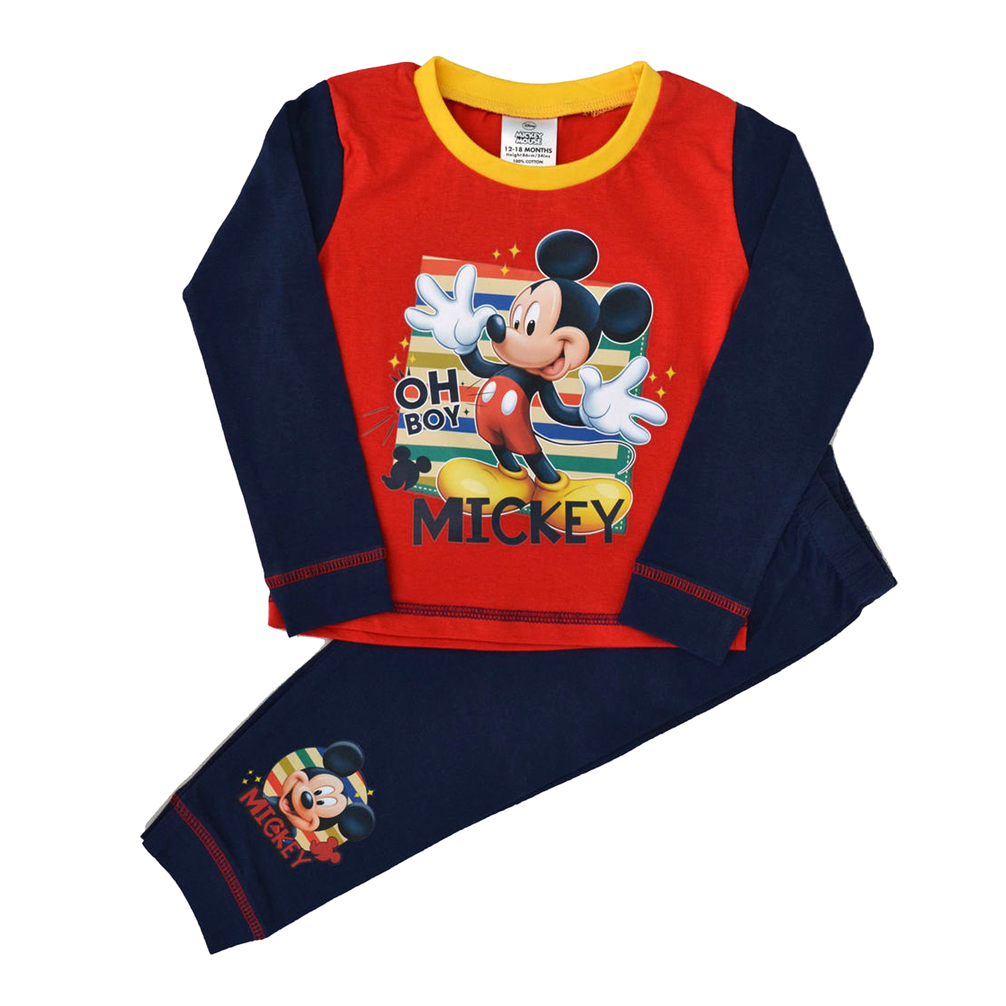 Disney Mickey Mouse 12-18 Months Pyjama Set 1000000063745