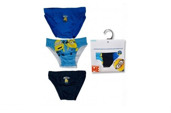 Despicable Me 3pk 'Minions' 6-8 Years Briefs
