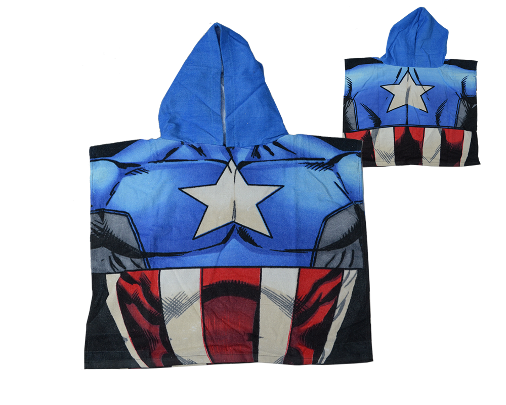 Marvel Captain America Poncho Towel
