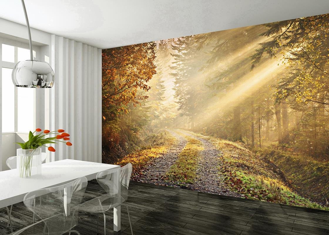 'Forest' Giant Easy Hang Wallpaper Mural Wall Paper Decoration