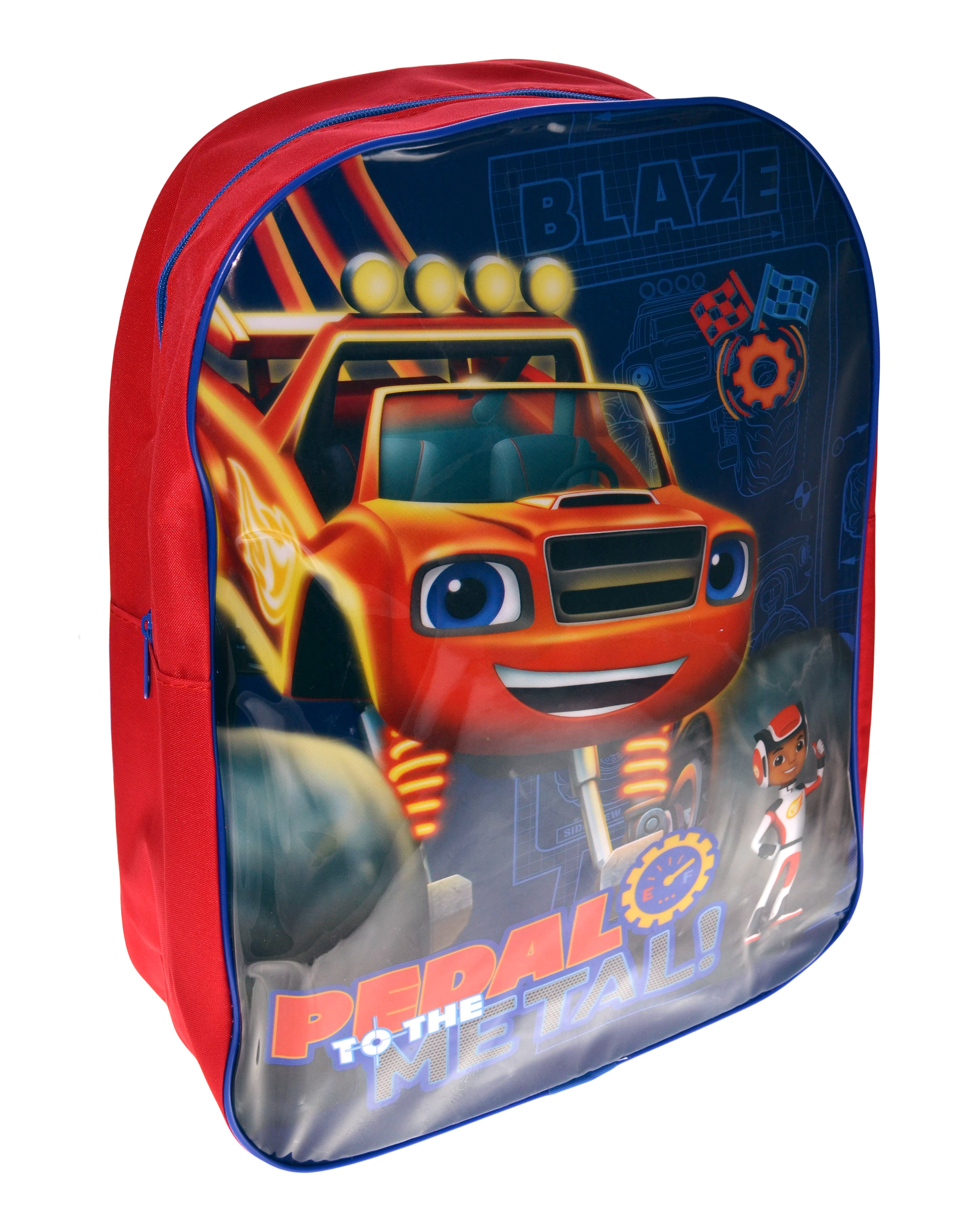 Blaze 'Pedal To The Metal' Nursery Mini School Bag Rucksack Backpack