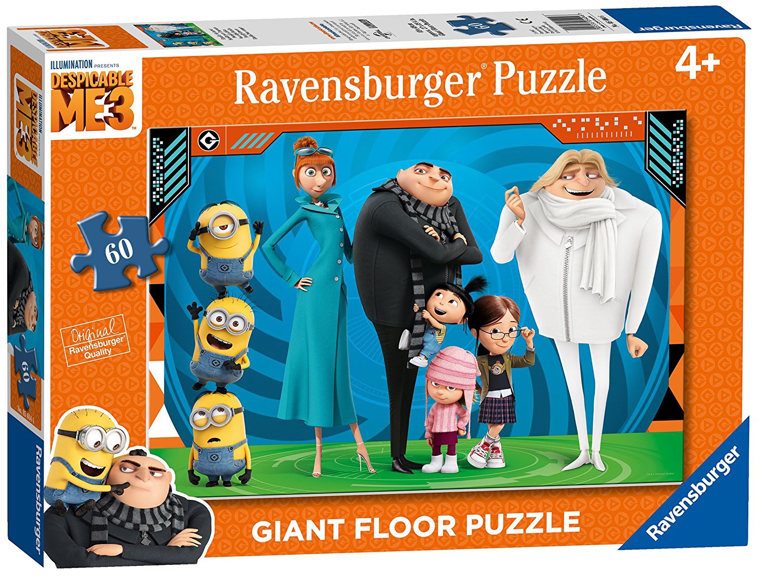 Despicable Me 3 'Minions' Giant Floor 60 Piece Jigsaw Puzzle Game