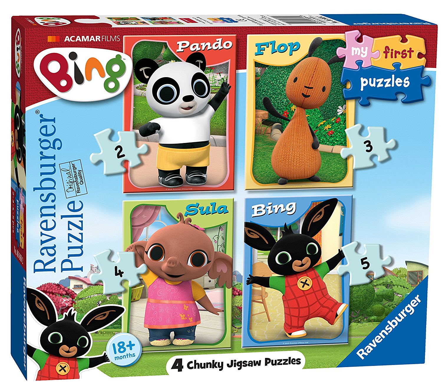 Bing Bunny 'My First' 2 3 4 5 Piece Jigsaw Puzzle Game