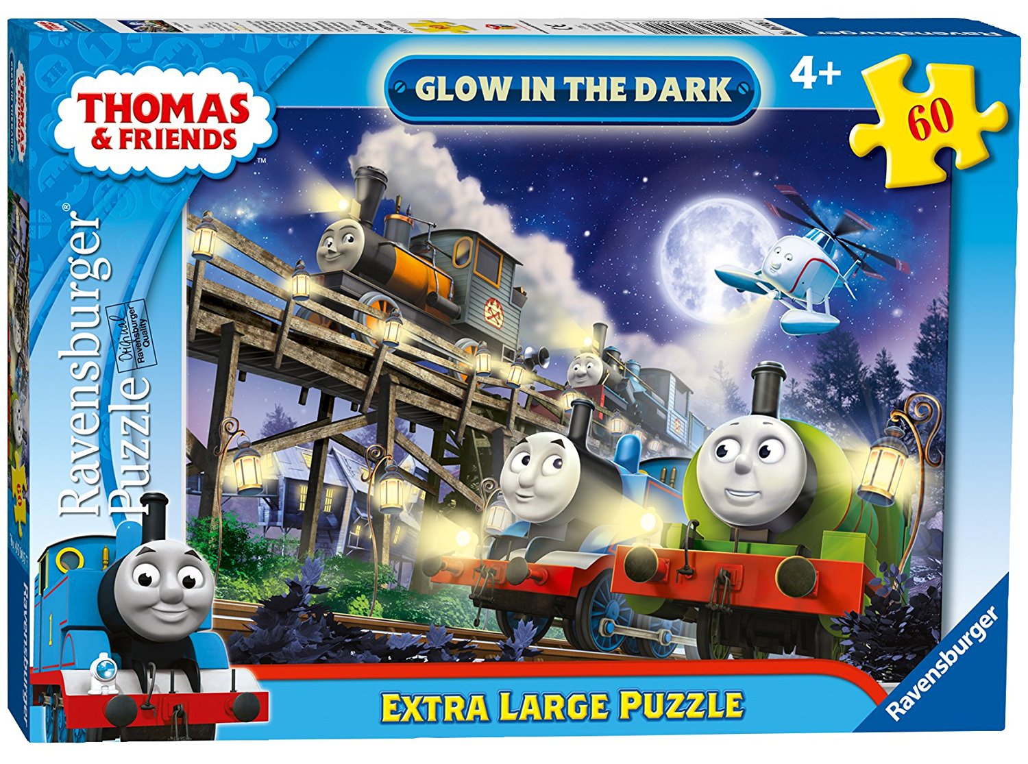 Thomas The Tank Engine 'Glow In Dark' 60 Piece Jigsaw Puzzle Game