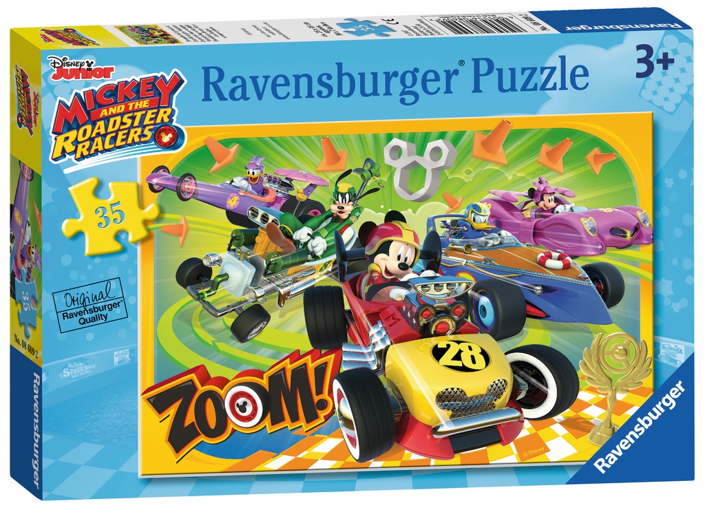 Disney Mickey and The Roadster 35 Piece Jigsaw Puzzle Game