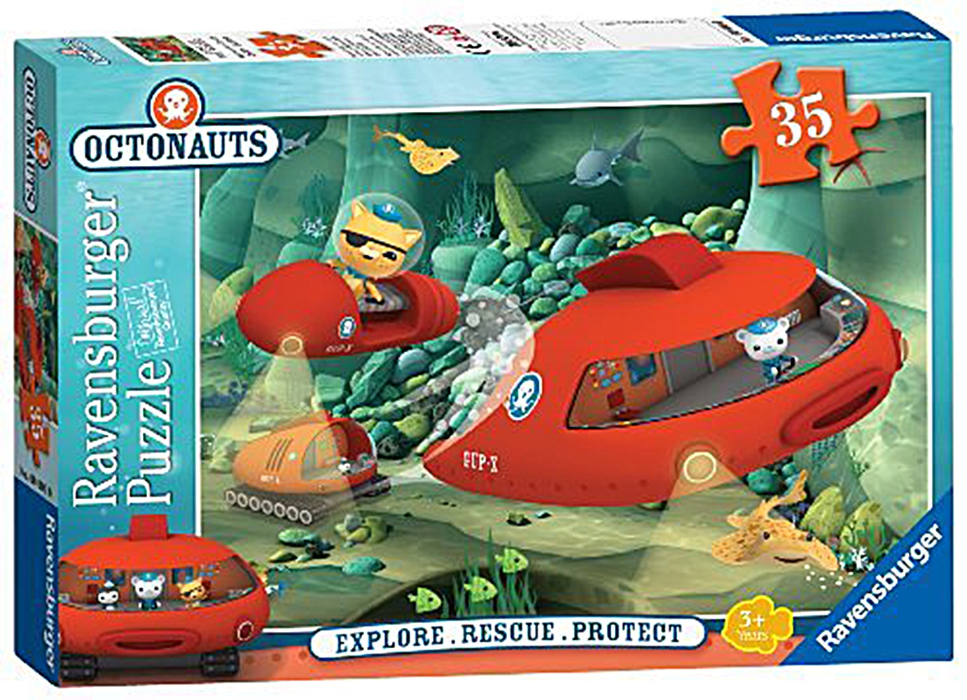 Octonauts Gup-x To The Rescue 35 Piece Jigsaw Puzzle Game