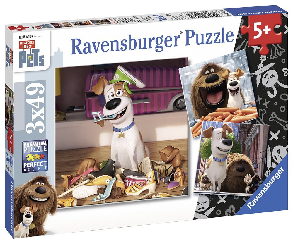 The Secret Life of Pets 3x49 Piece Jigsaw Puzzle Game