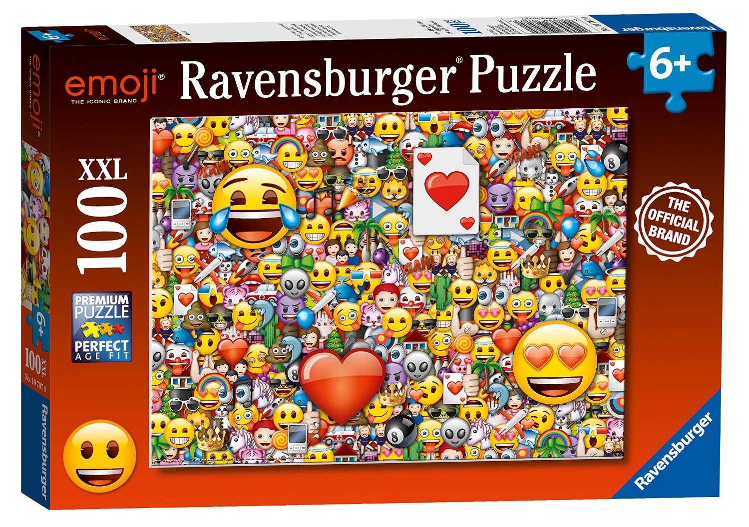 Emoji 'Emoticons' XXL 100 Piece Jigsaw Puzzle Game