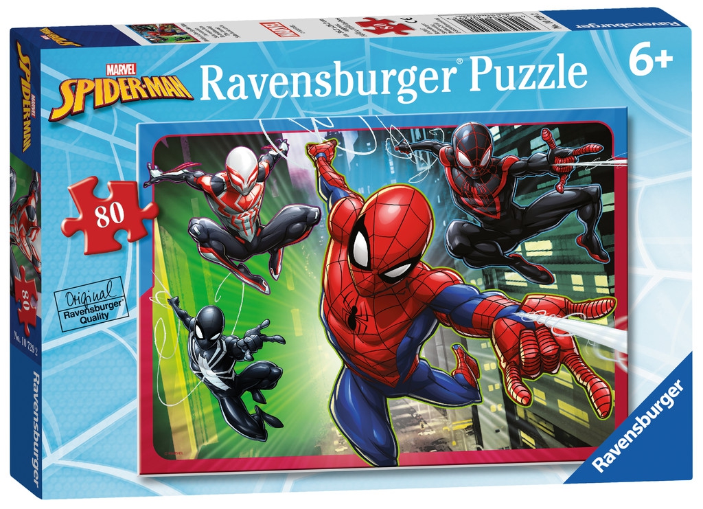 Spiderman 'Force' 80 Piece Jigsaw Puzzle Game