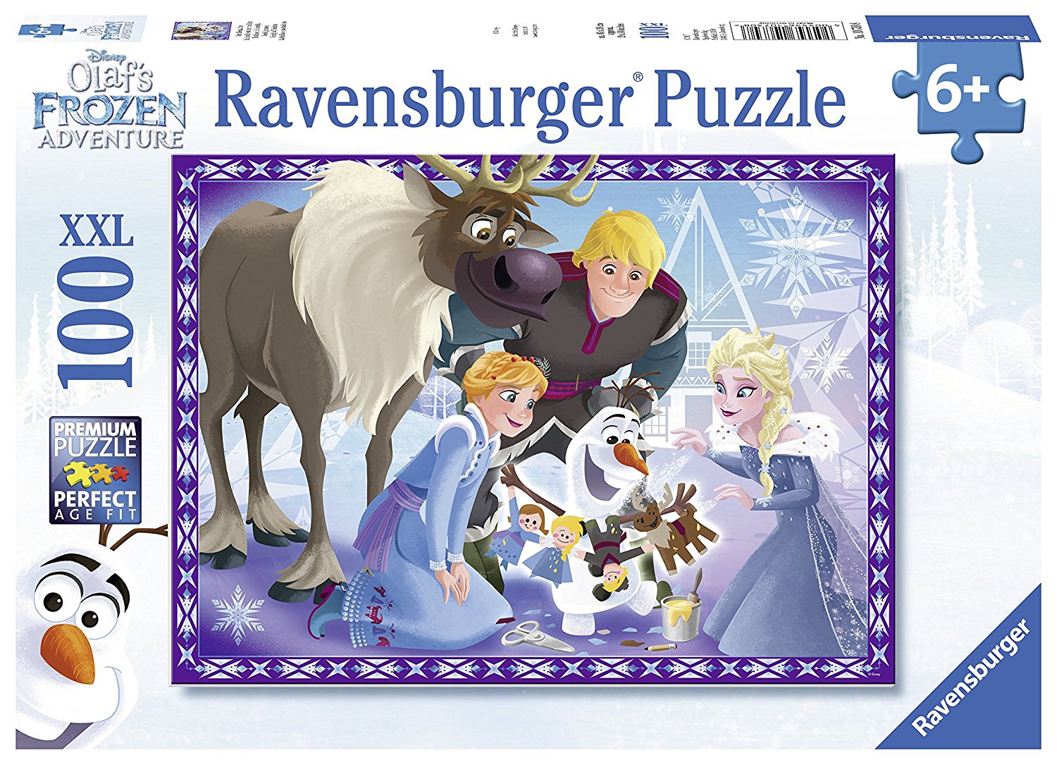 Disney Frozen 'Olaf' S Adventures' XXL 100 Piece Jigsaw Puzzle Game