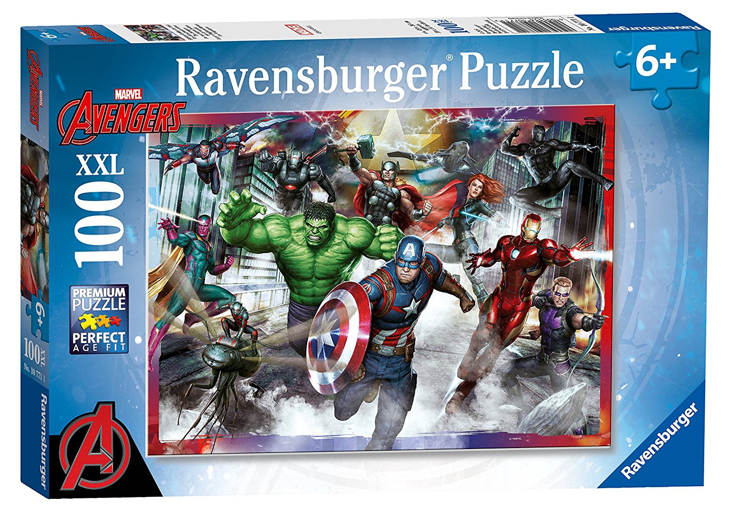 Avengers Assemble 'Force' XXL 100 Piece Jigsaw Puzzle Game