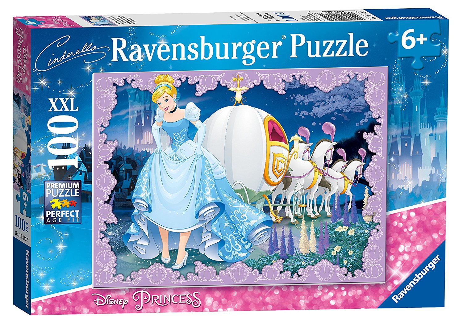 Disney Princess 'Cinderella' XXL 100 Piece Jigsaw Puzzle Game