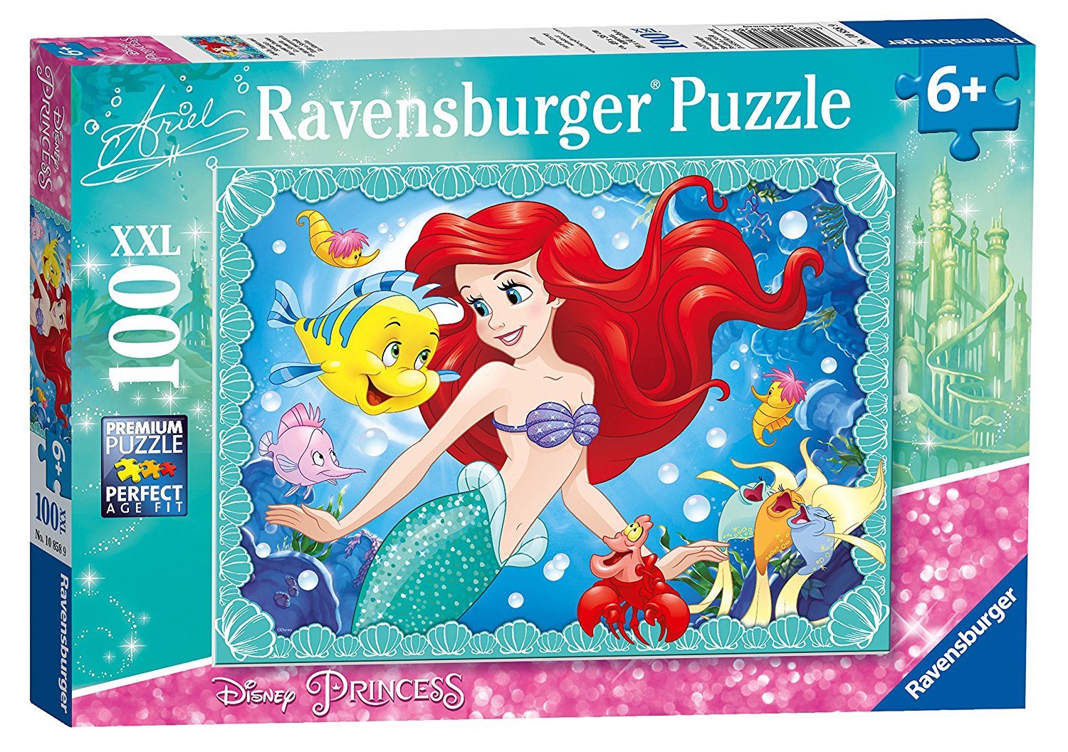 Disney Princess 'Ariel' XXL 100 Piece Jigsaw Puzzle Game