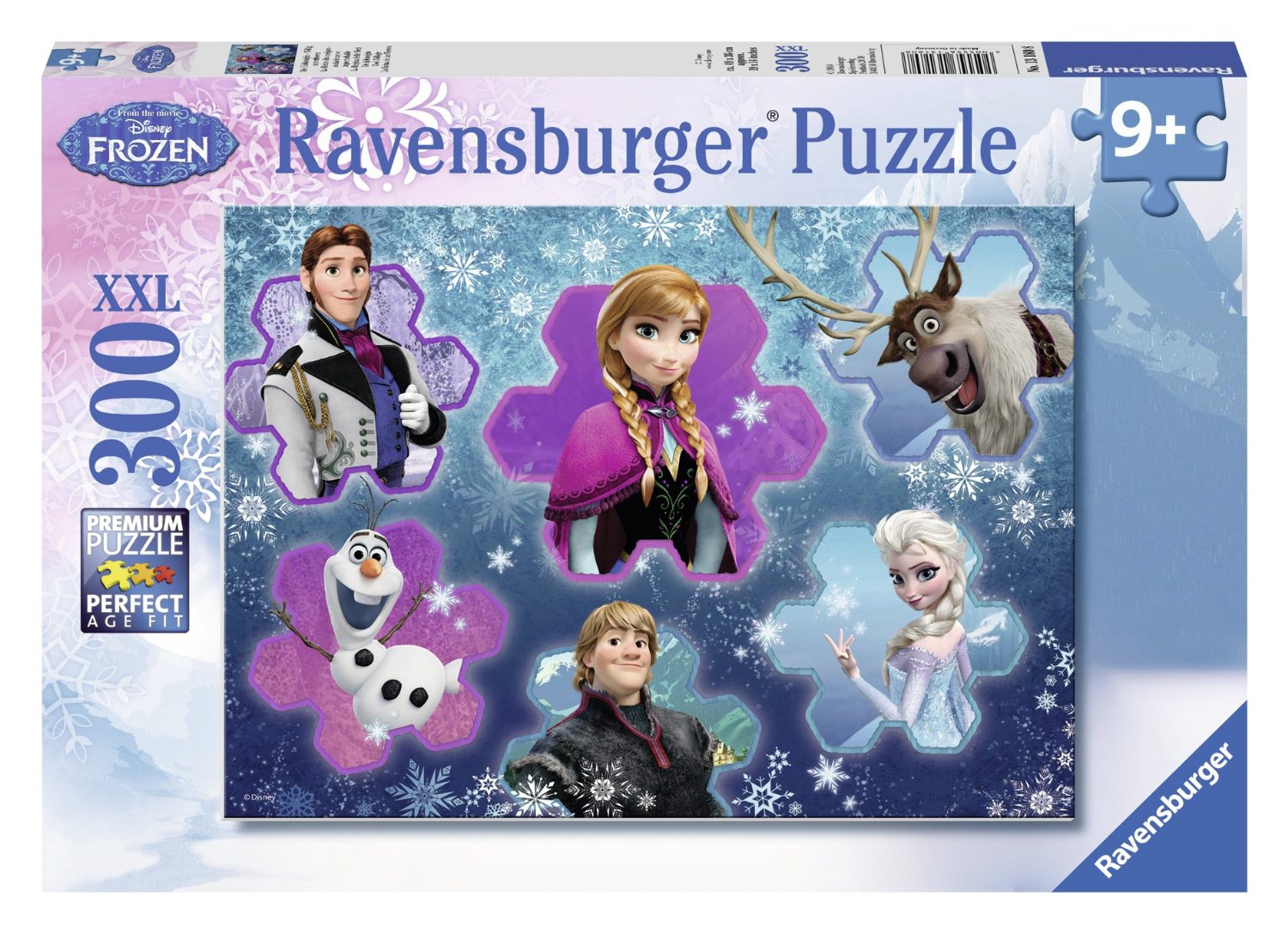 Disney Frozen Cool Character Collage 300 Piece Jigsaw Puzzle Game