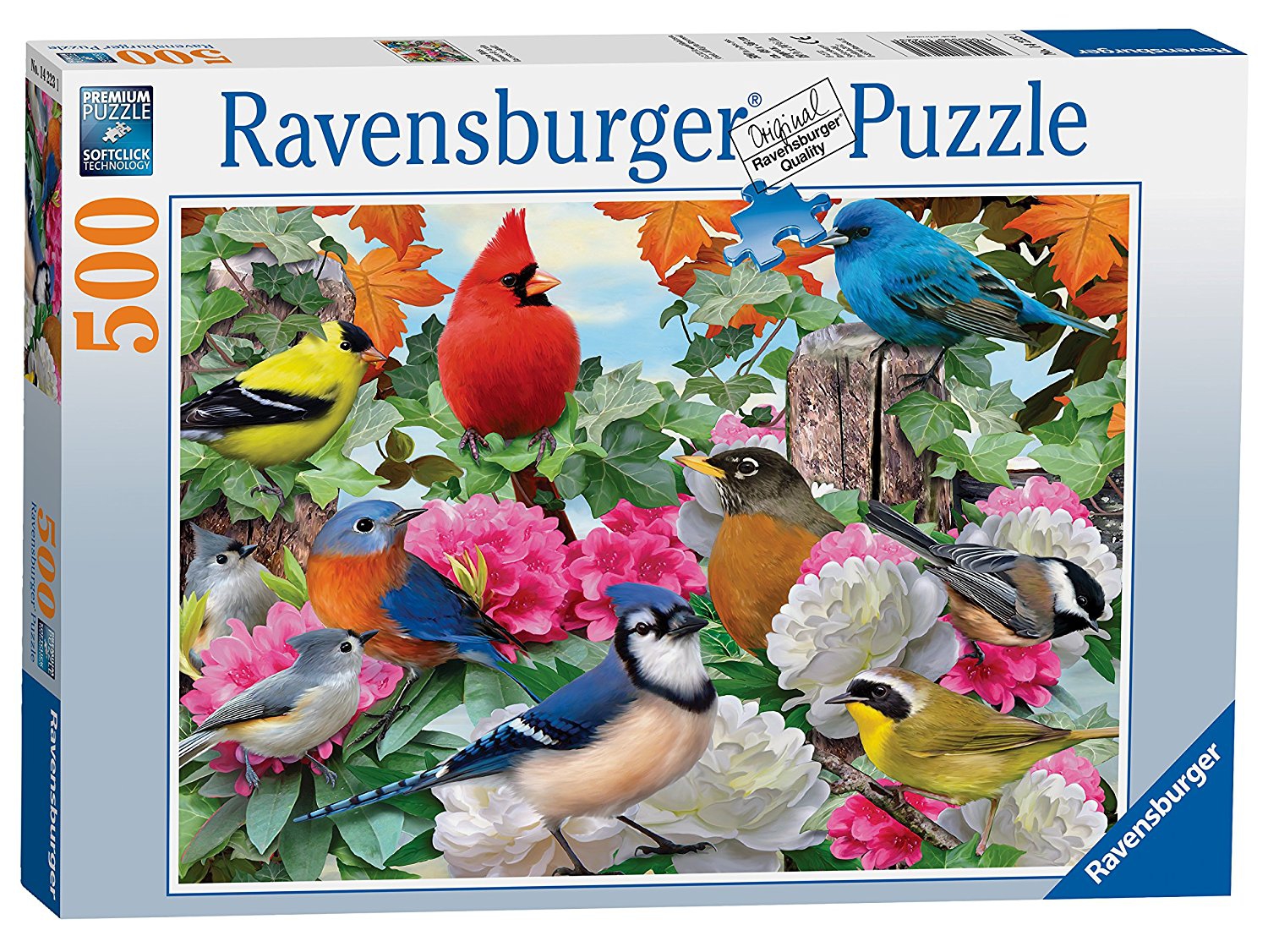 Garden Birds 500 Piece Jigsaw Puzzle Game