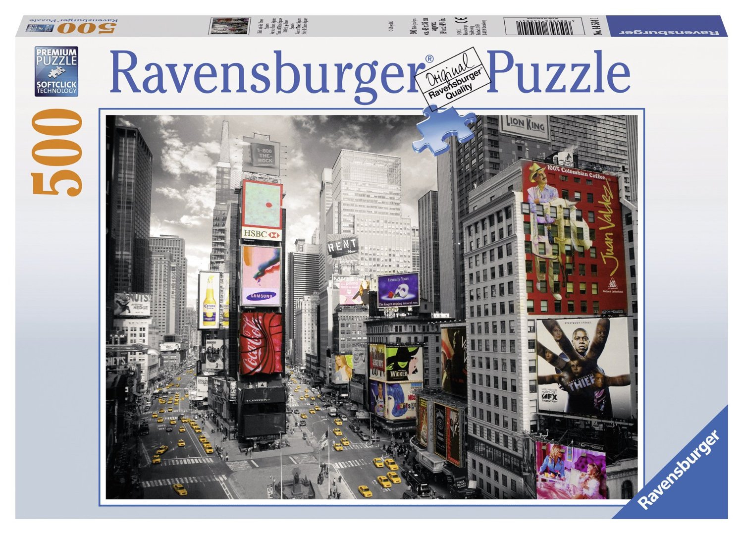 View of Times Square 500 Piece Jigsaw Puzzle Game