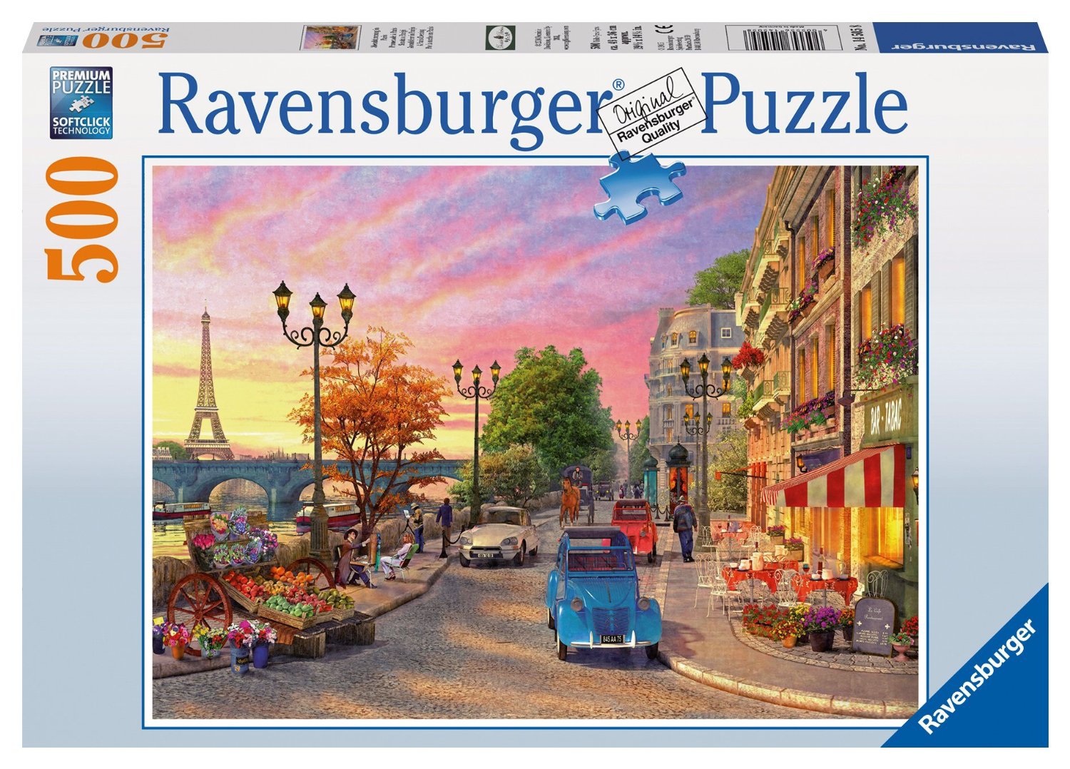 Ravensburger 'a Paris Evening' 500 Piece Jigsaw Puzzle Game