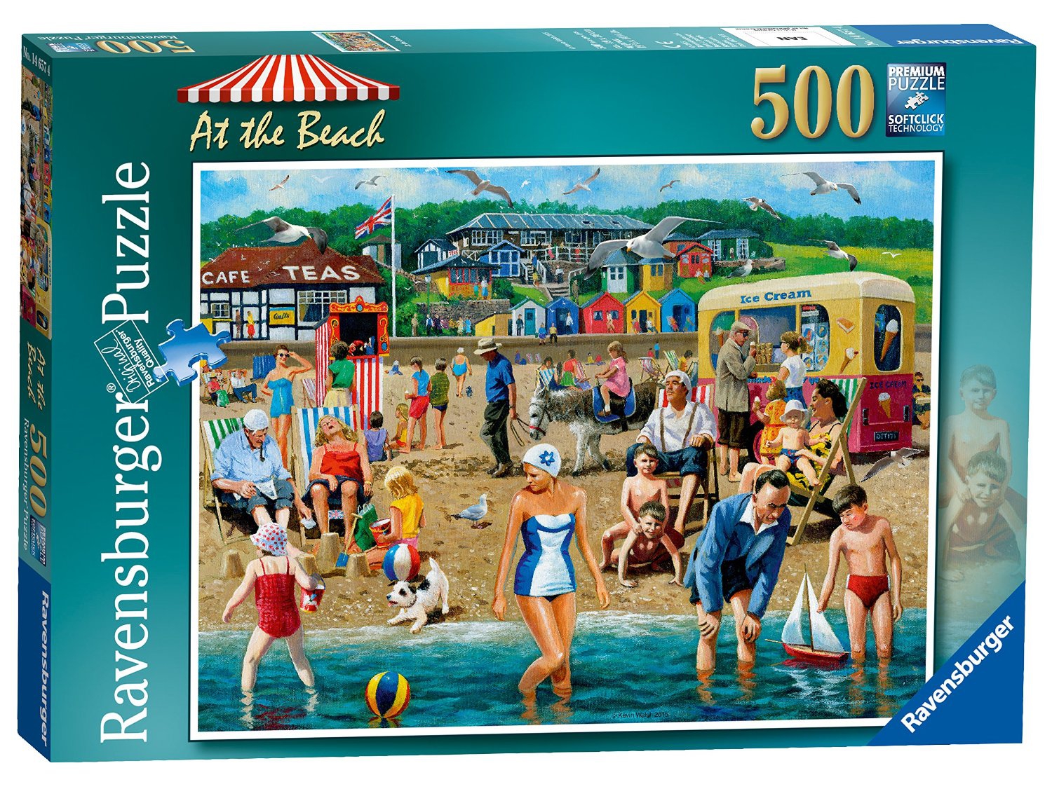 Ravensburger 'At The Beach' 500 Piece Jigsaw Puzzle Game