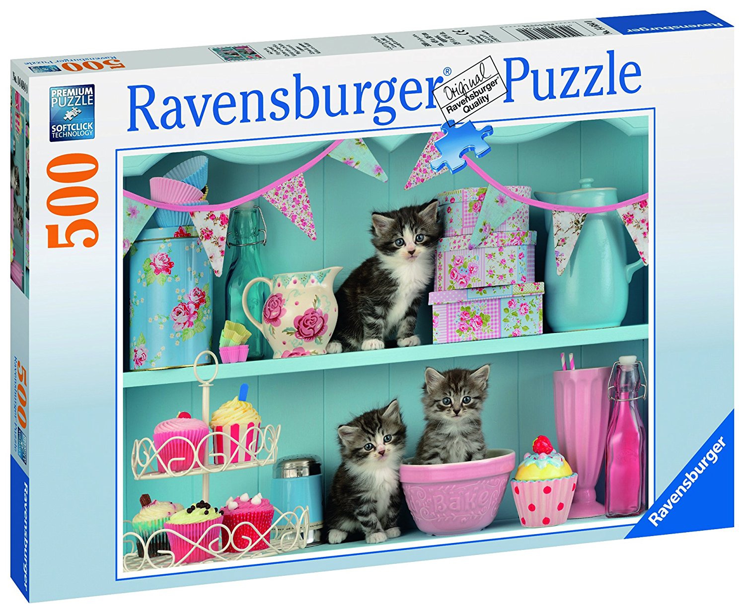 Kittens and Cupcakes 500 Piece Jigsaw Puzzle Game