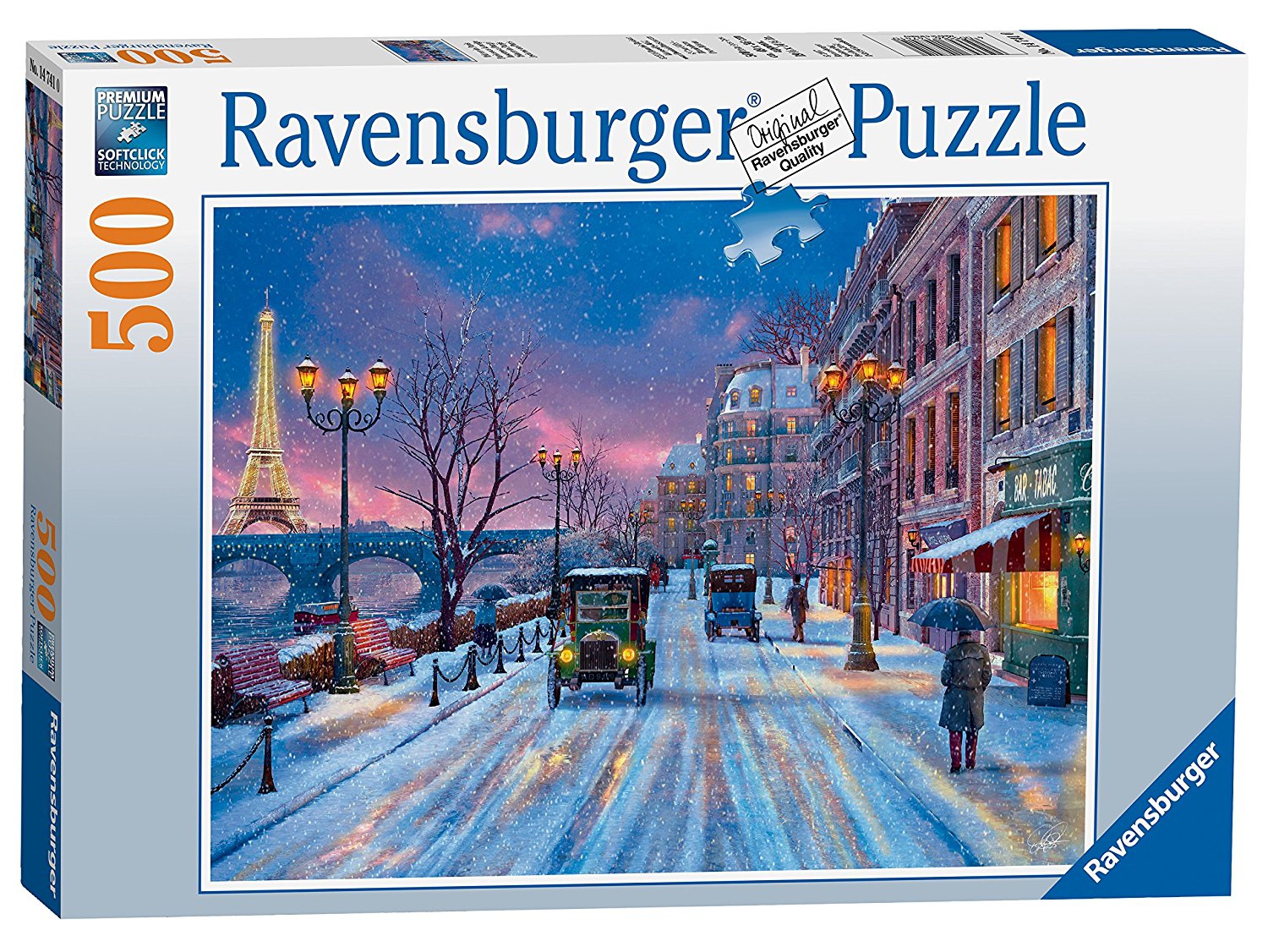 Winter In Paris 500 Piece Jigsaw Puzzle Game
