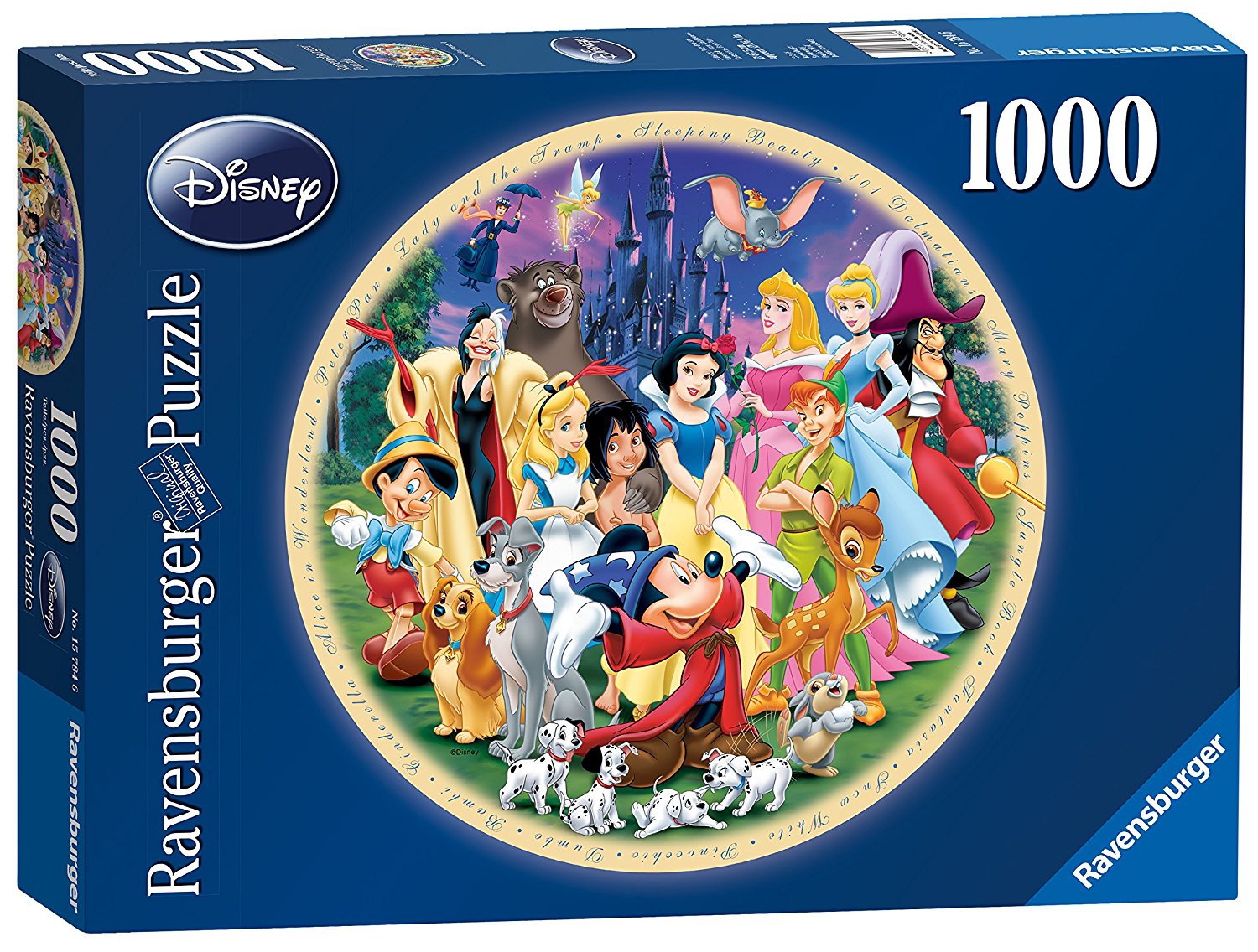 Disney World of 1000 Piece Jigsaw Puzzle Game