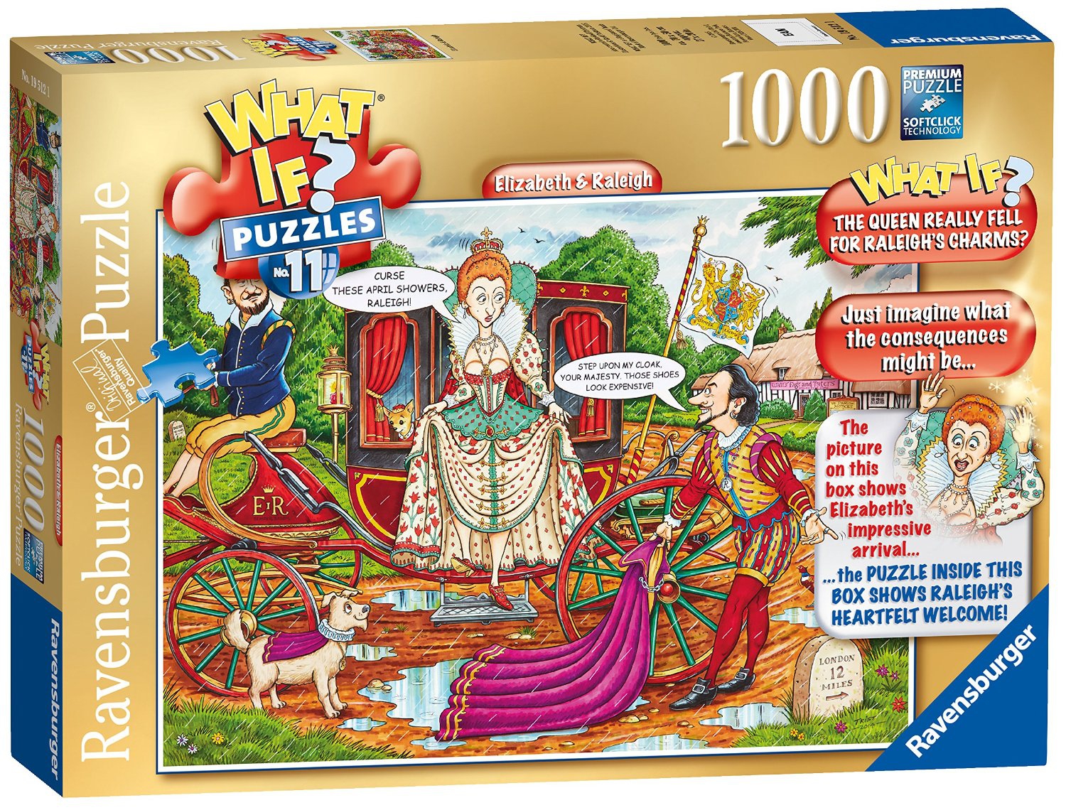 Ravensburger What If? No.11 Elizabeth and Raleigh 1000 Piece Jigsaw Puzzle Game