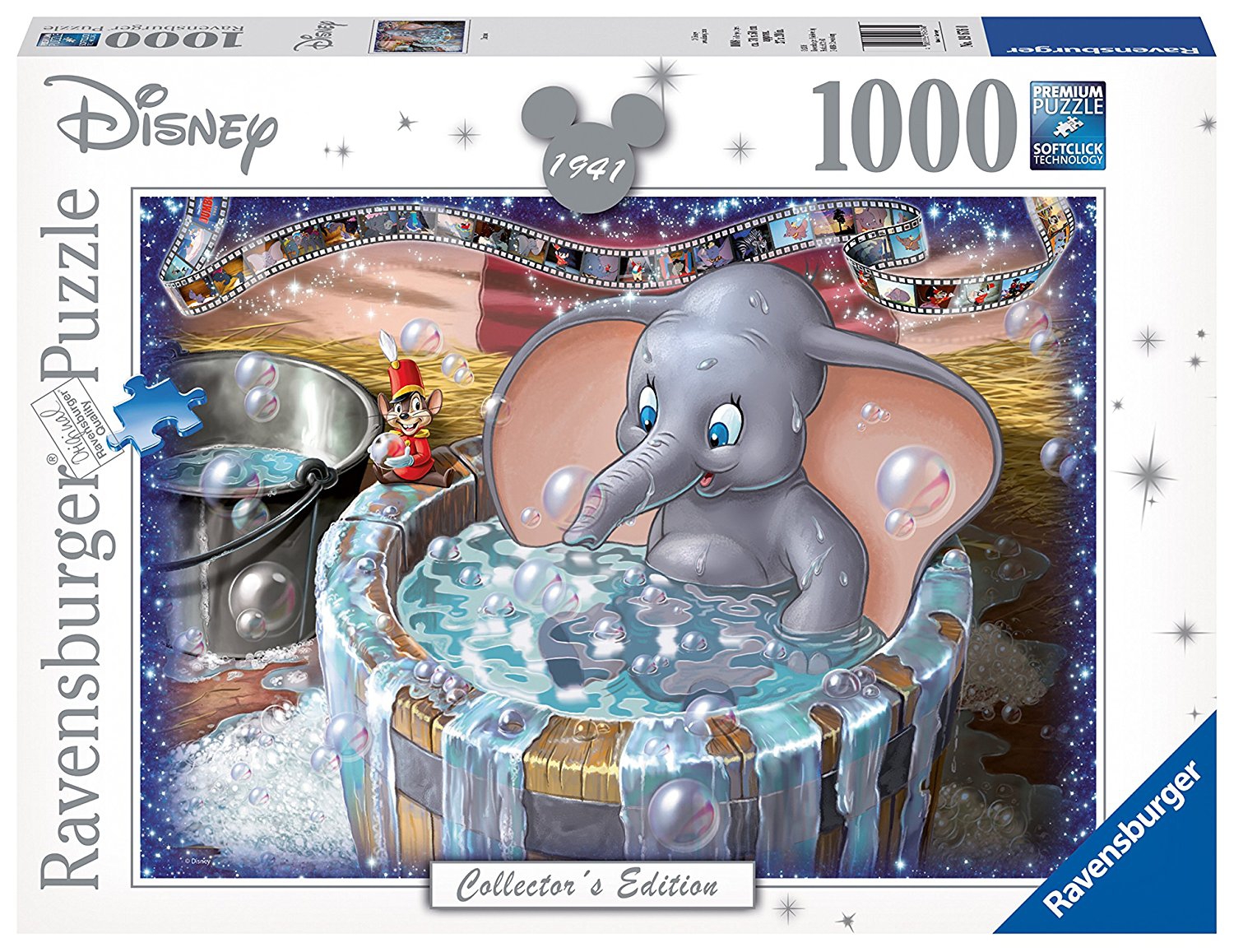 Disney Collector'S Edition ' Dumbo' 1000 Piece Jigsaw Puzzle Game
