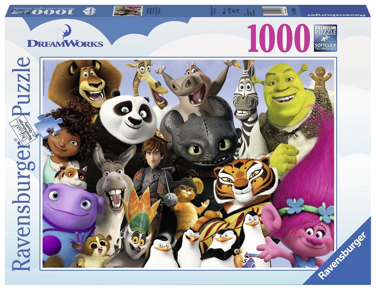 Dreamworks 'Family' 1000 Piece Jigsaw Puzzle Game