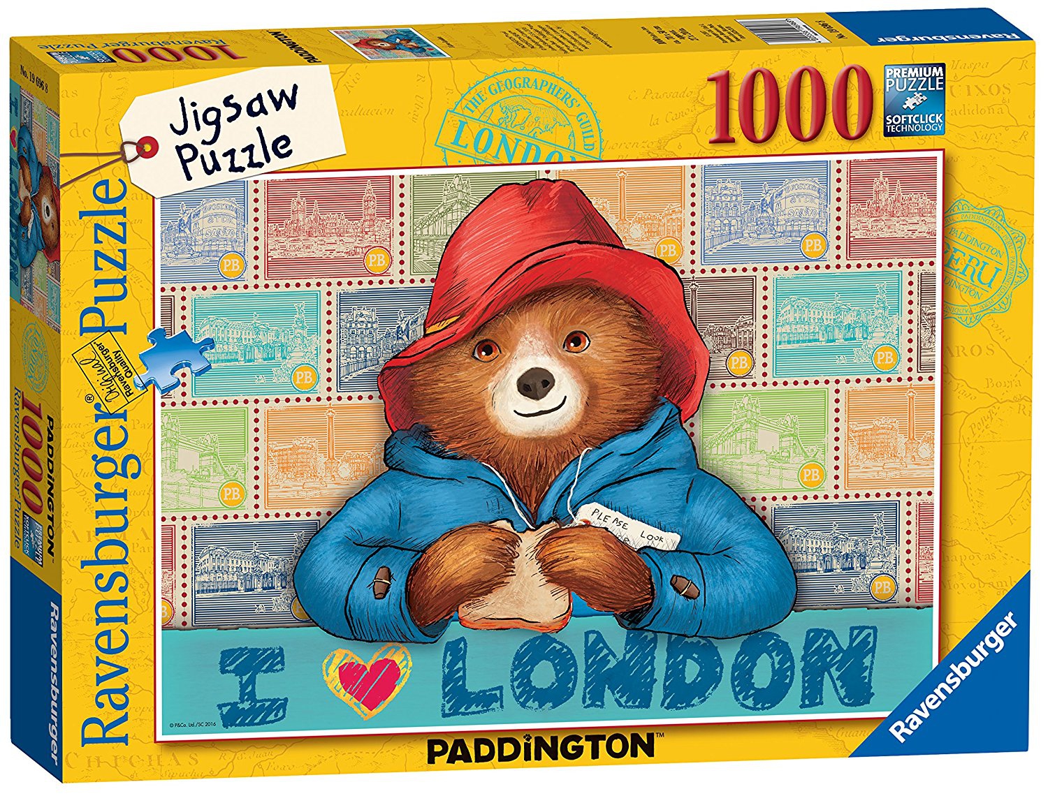 Paddington Bear 1000 Piece Jigsaw Puzzle Game