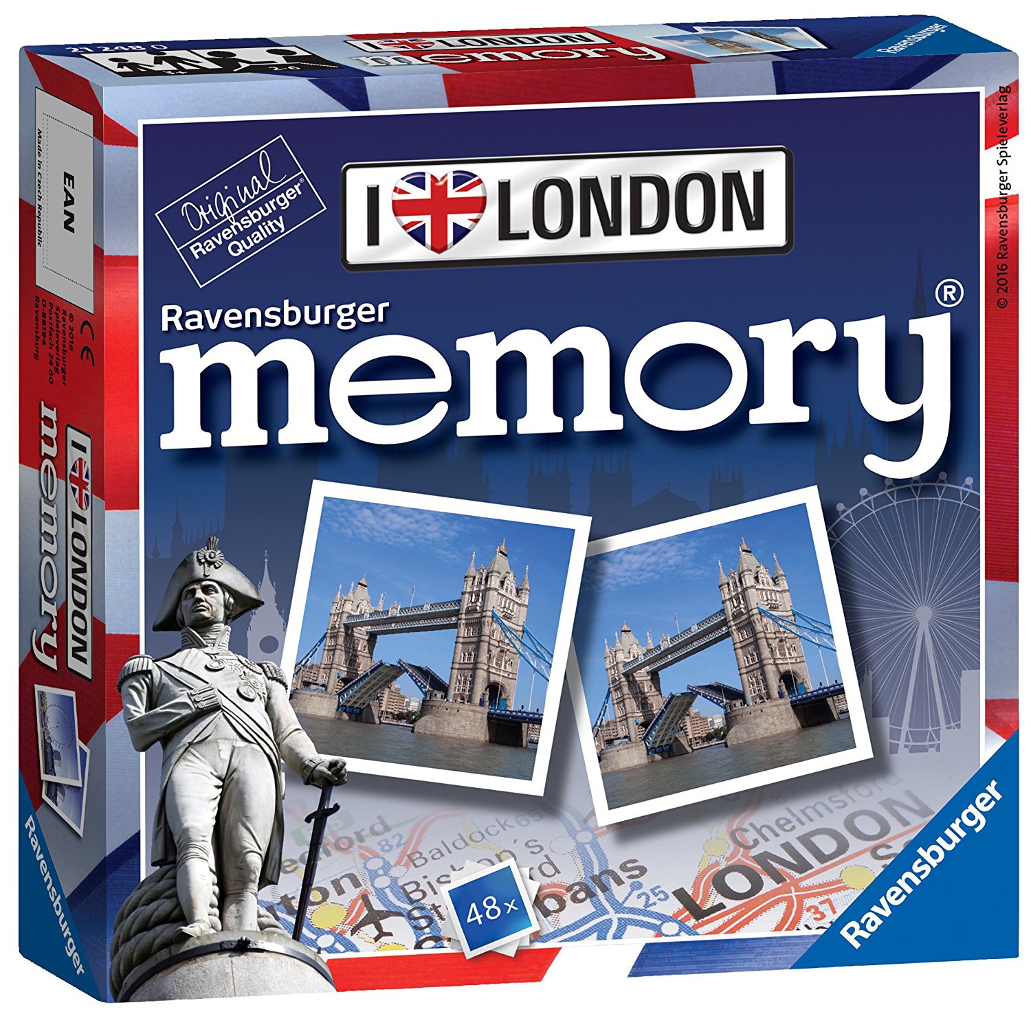 I Love London Mini Memory Game Puzzle