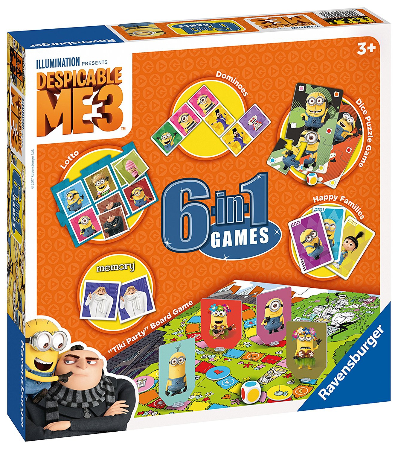 Despicable Me 3 'Minions' 6 In 1 Board Game