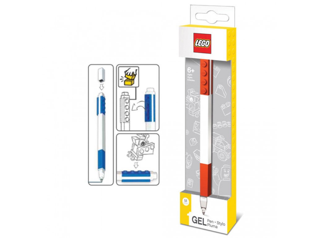 Lego 'Red' Gel Pen Stationery