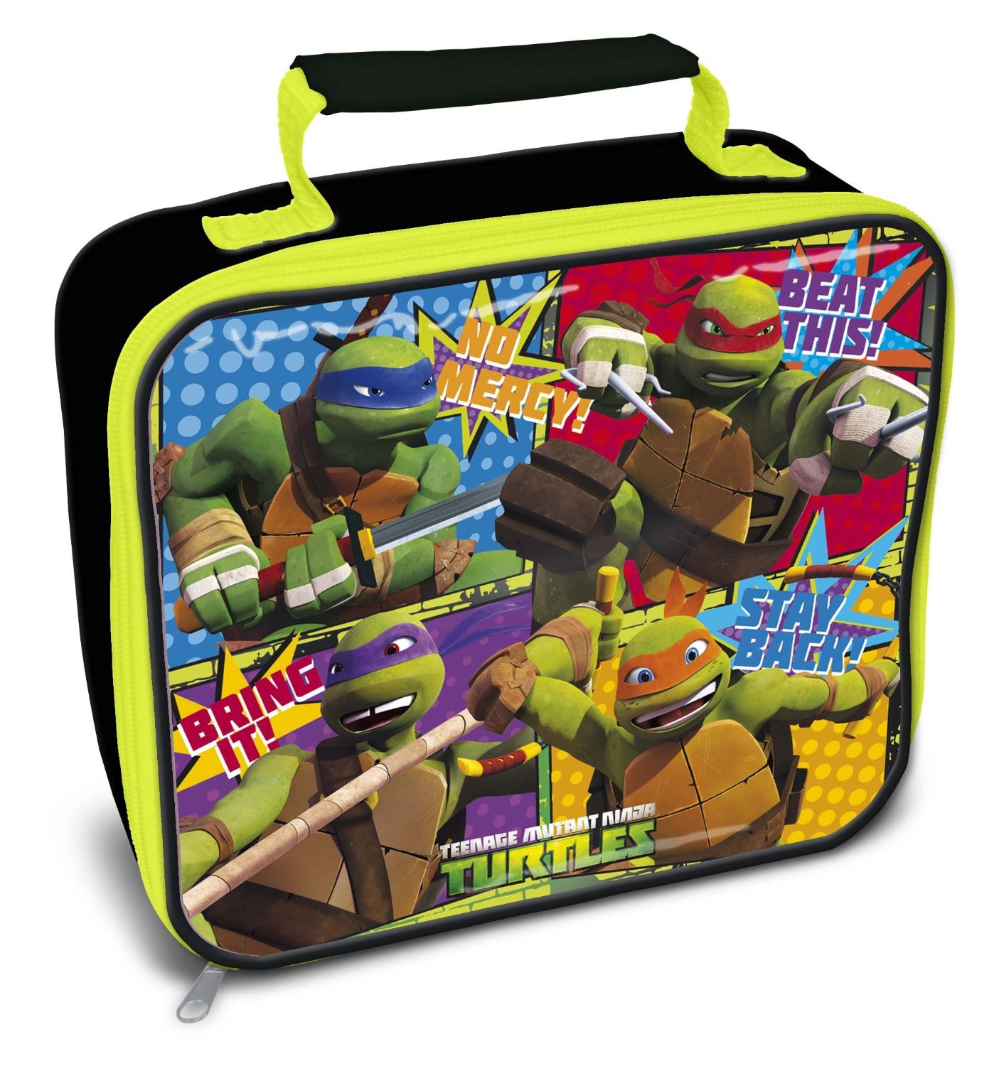 Teenage Mutant Ninja Turtles 'Black' School Premium Lunch Bag Insulated