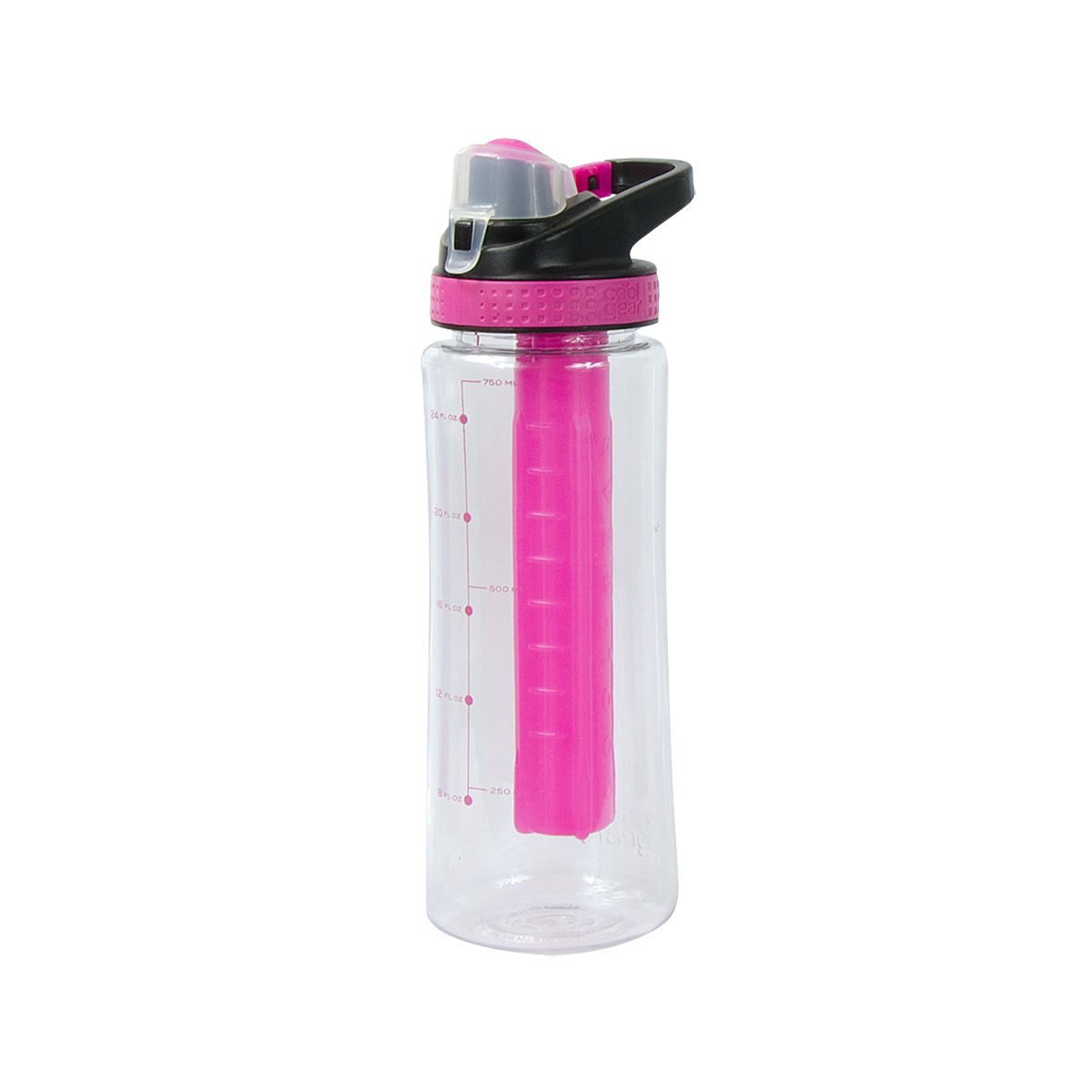 Ez-freeze Subzero 'Pink' 828ml with Snap Lock Clip Freeze Bottle