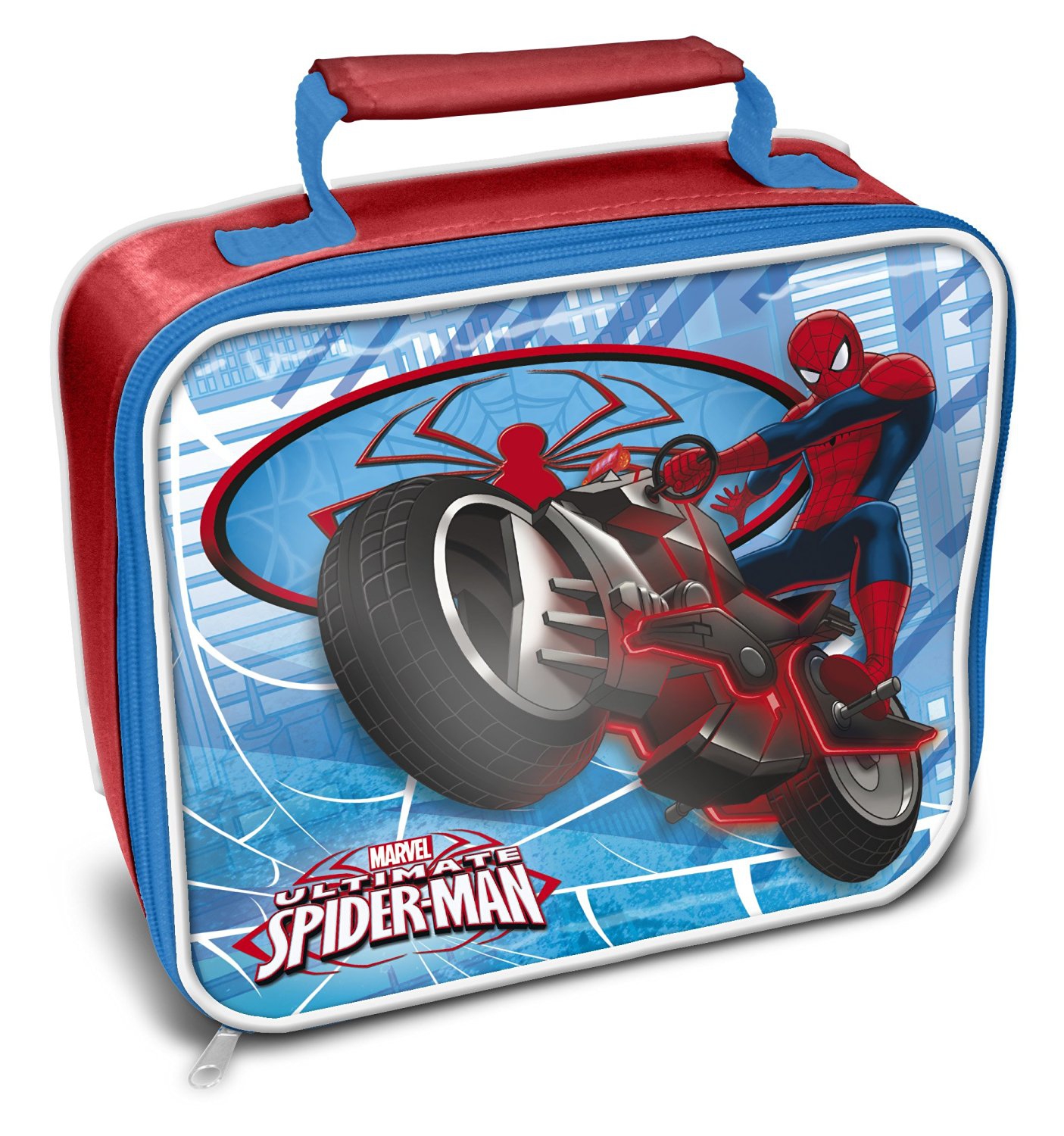 Spiderman 'Web' Rectangle Insulated School Premium Lunch Bag