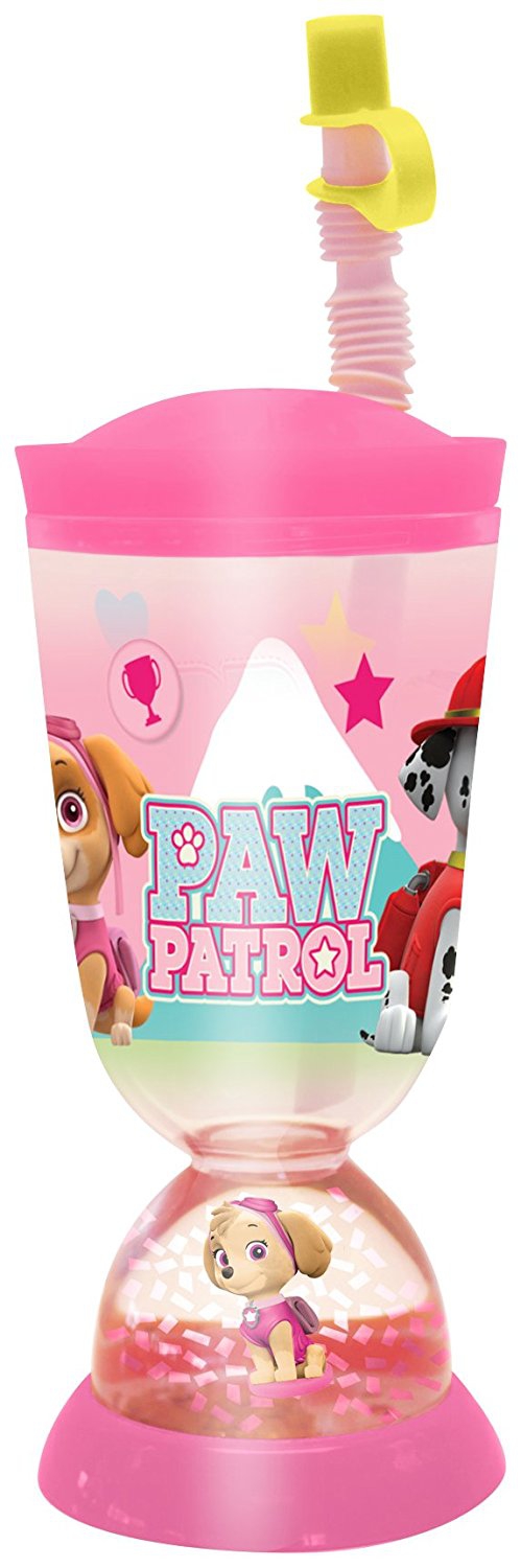 Paw Patrol Girls Glitter Dome Bubble Tumbler