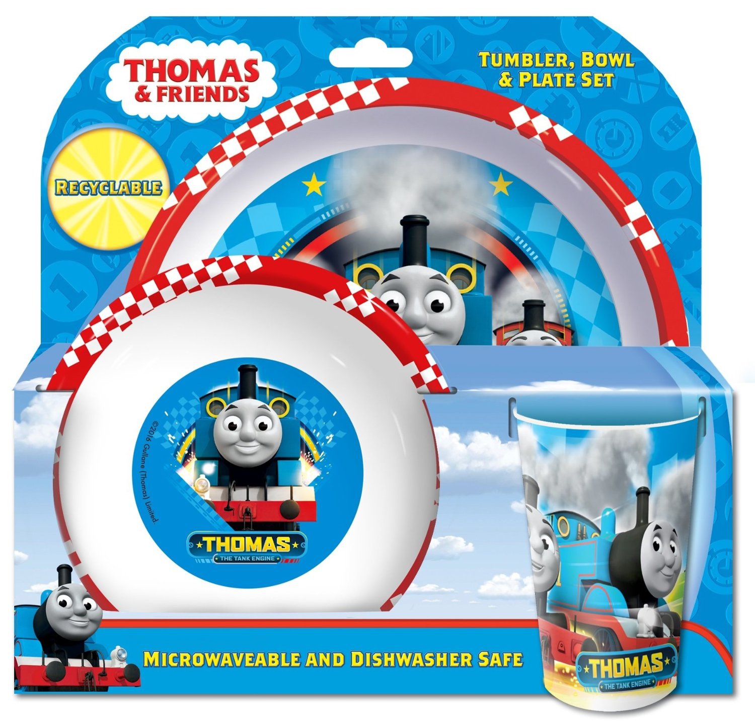 Thomas The Tank Engine 'Racing Train' Tbp Dinner Set