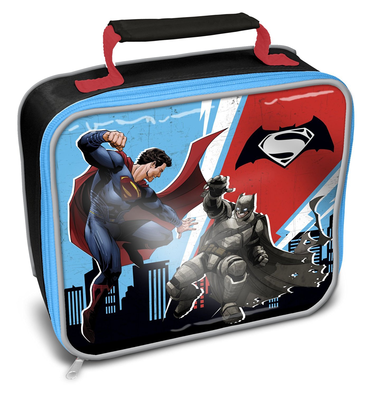 Batman vs Superman 'Rectangle' School Premium Lunch Bag Insulated
