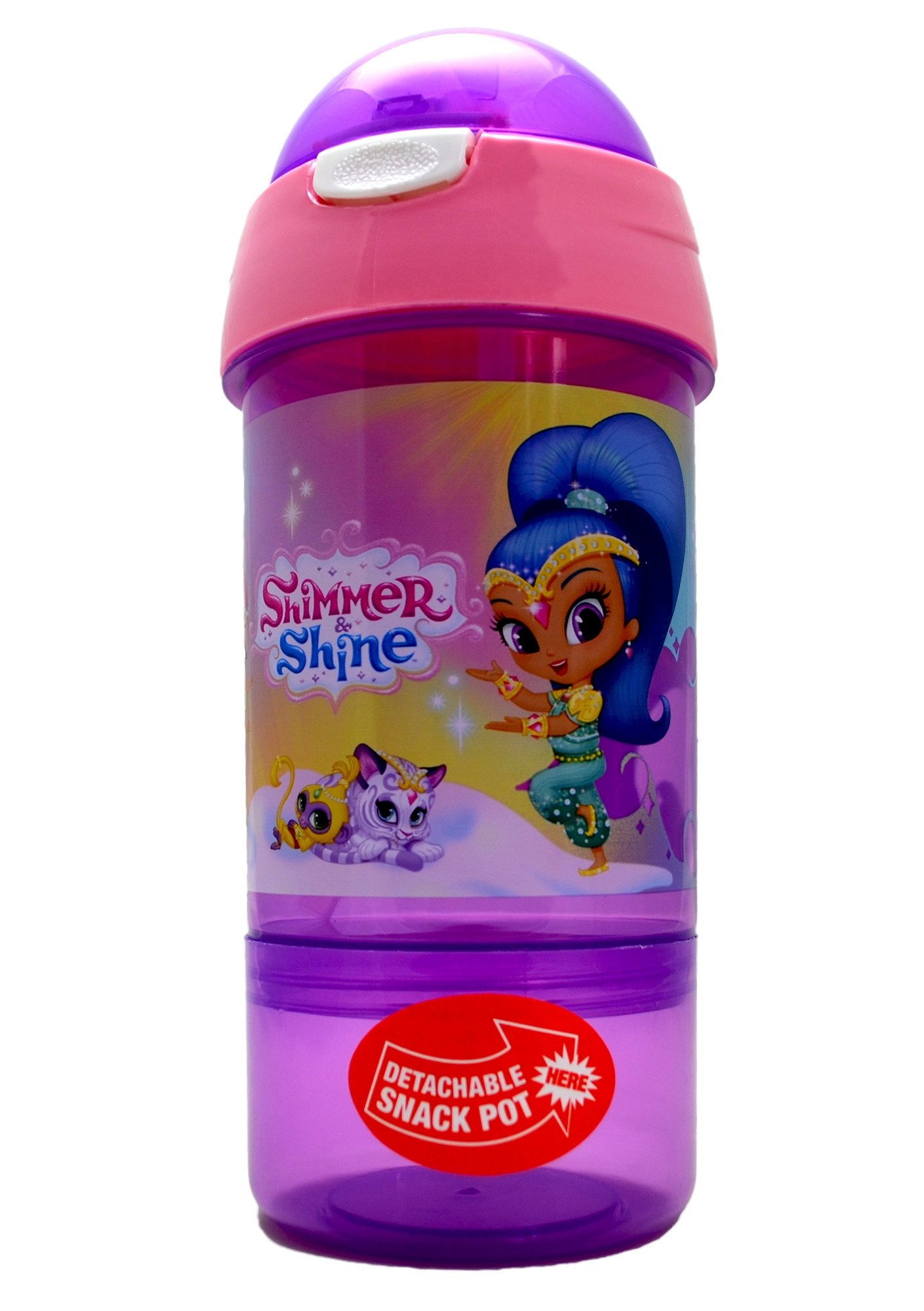 Shimmer & Shine 'Friends' Sip N Snack Bottle Pot 2 In 1