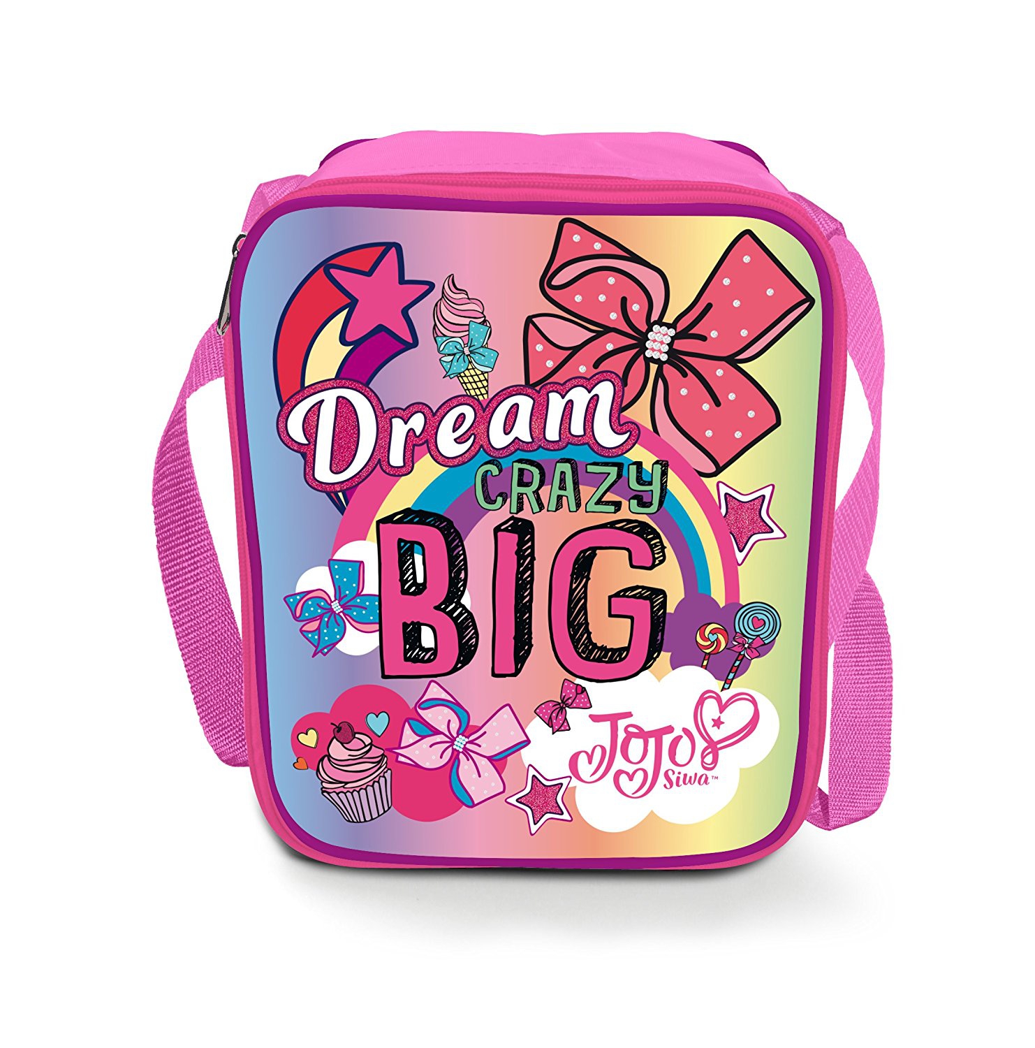 Jojo Siwa Dream Crazy Big School Rectangle Lunch Bag