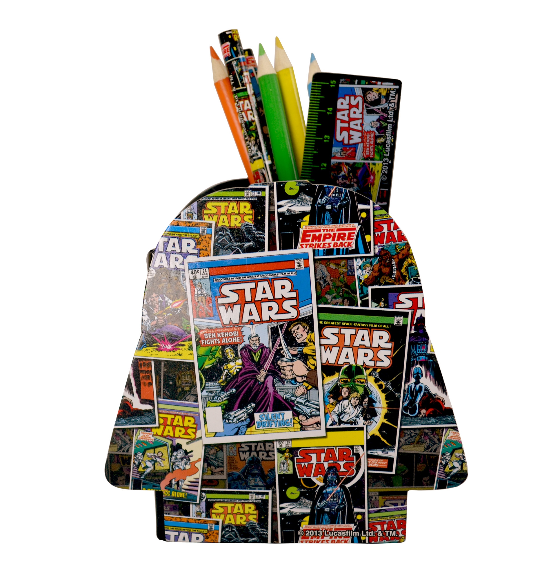 Star Wars Comics Filled Desk Tidy Stationery