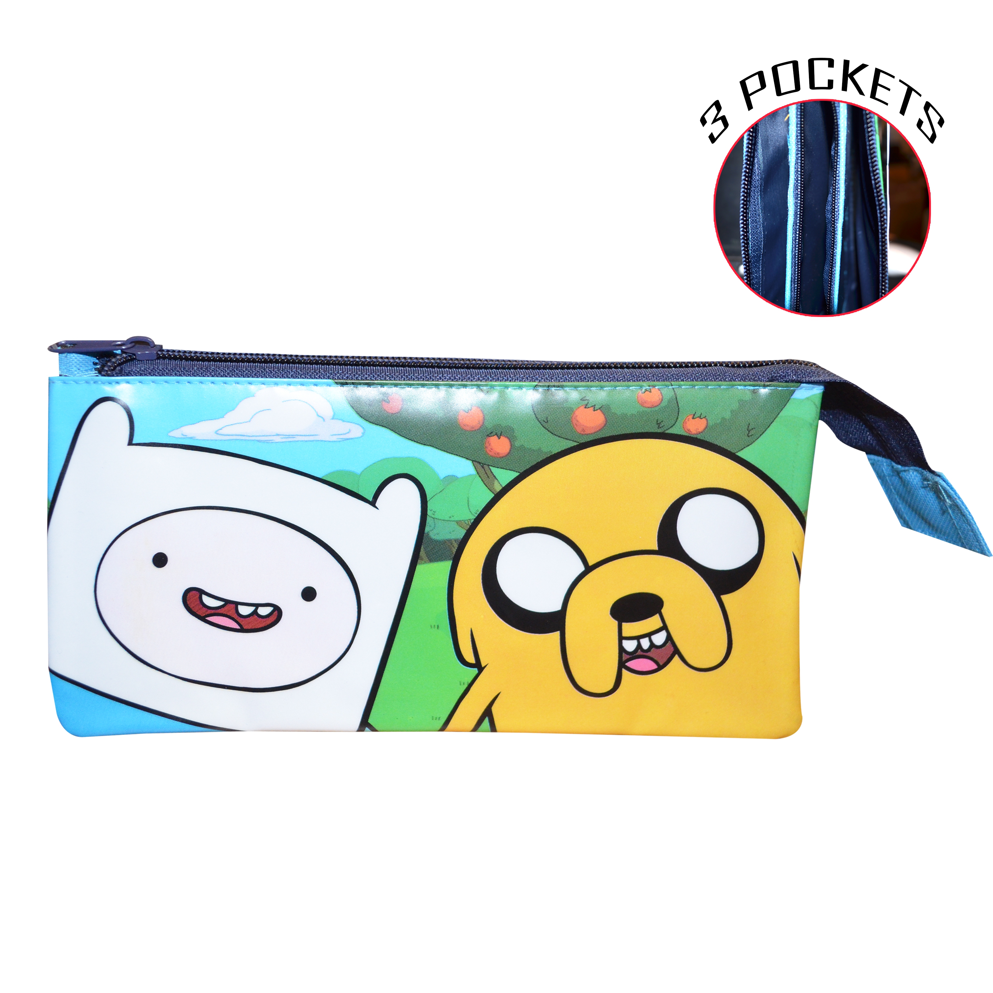Adventure Time 'Friends' Multi Pocket Pencil Case Stationery