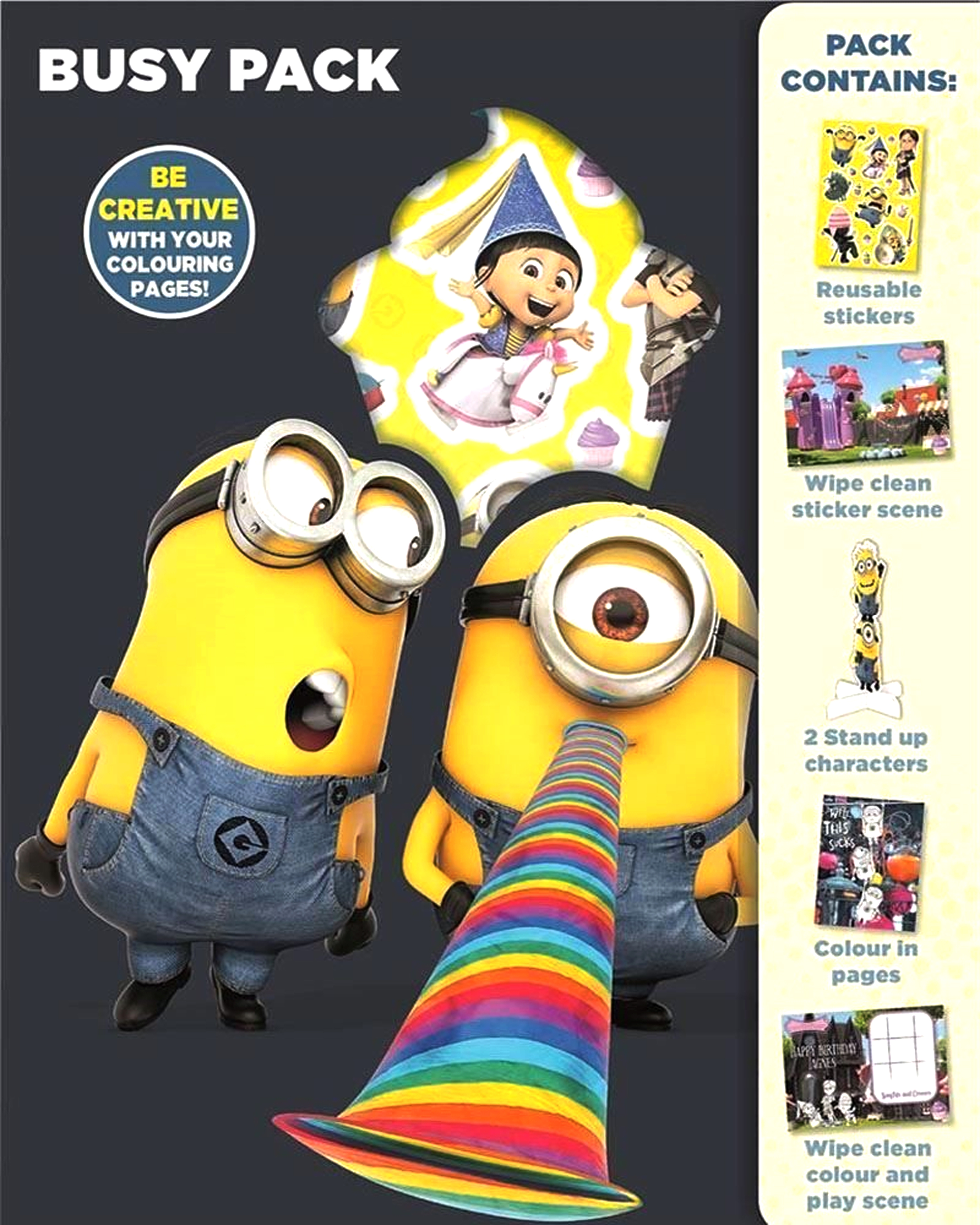 Despicable Me Busy Pack Sticker Stationery