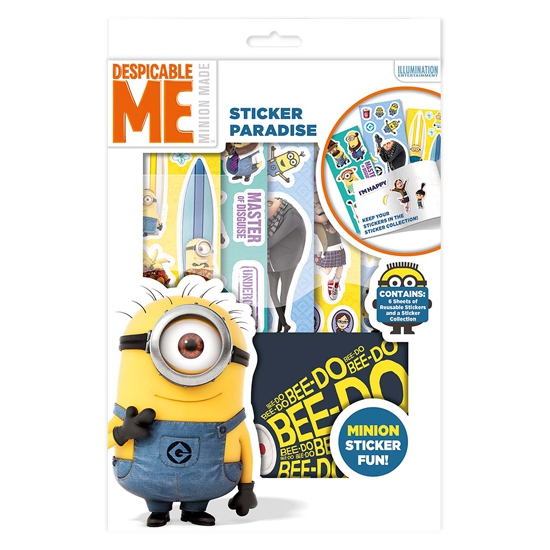 Despicable Me Minion Sticker Paradise Stationery