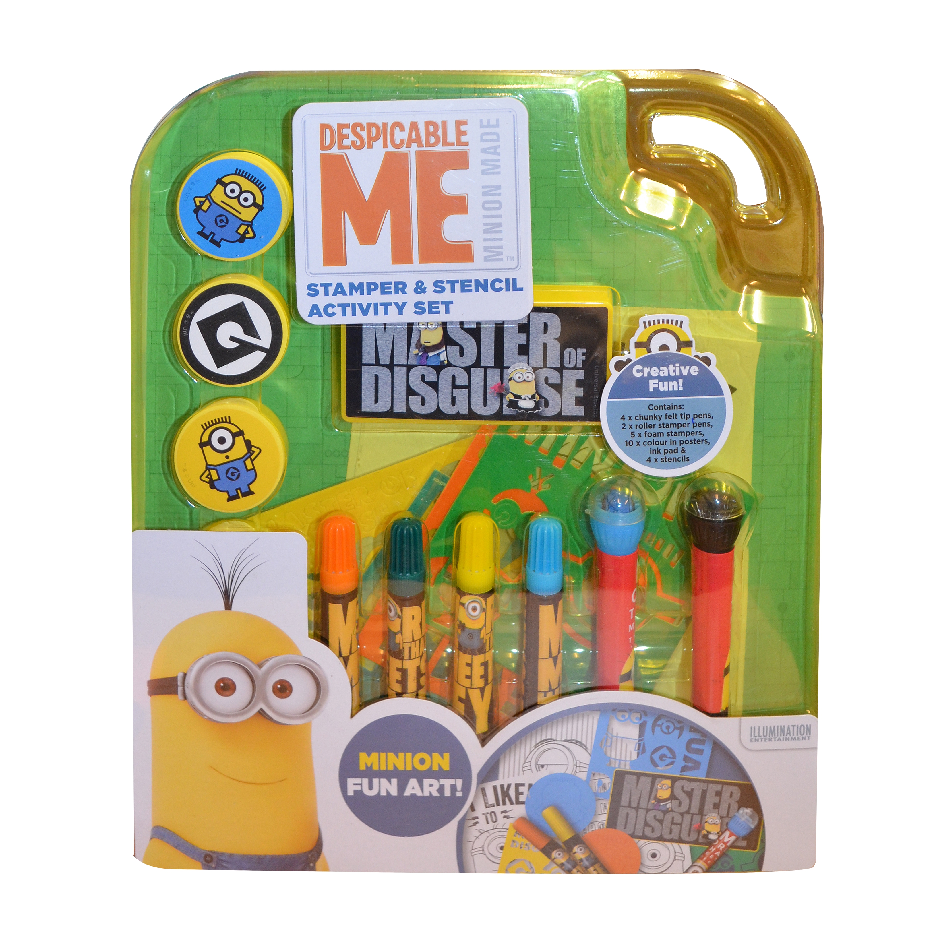 Despicable Me Minions 'Stamper & Stencil' Activity Set Stationery