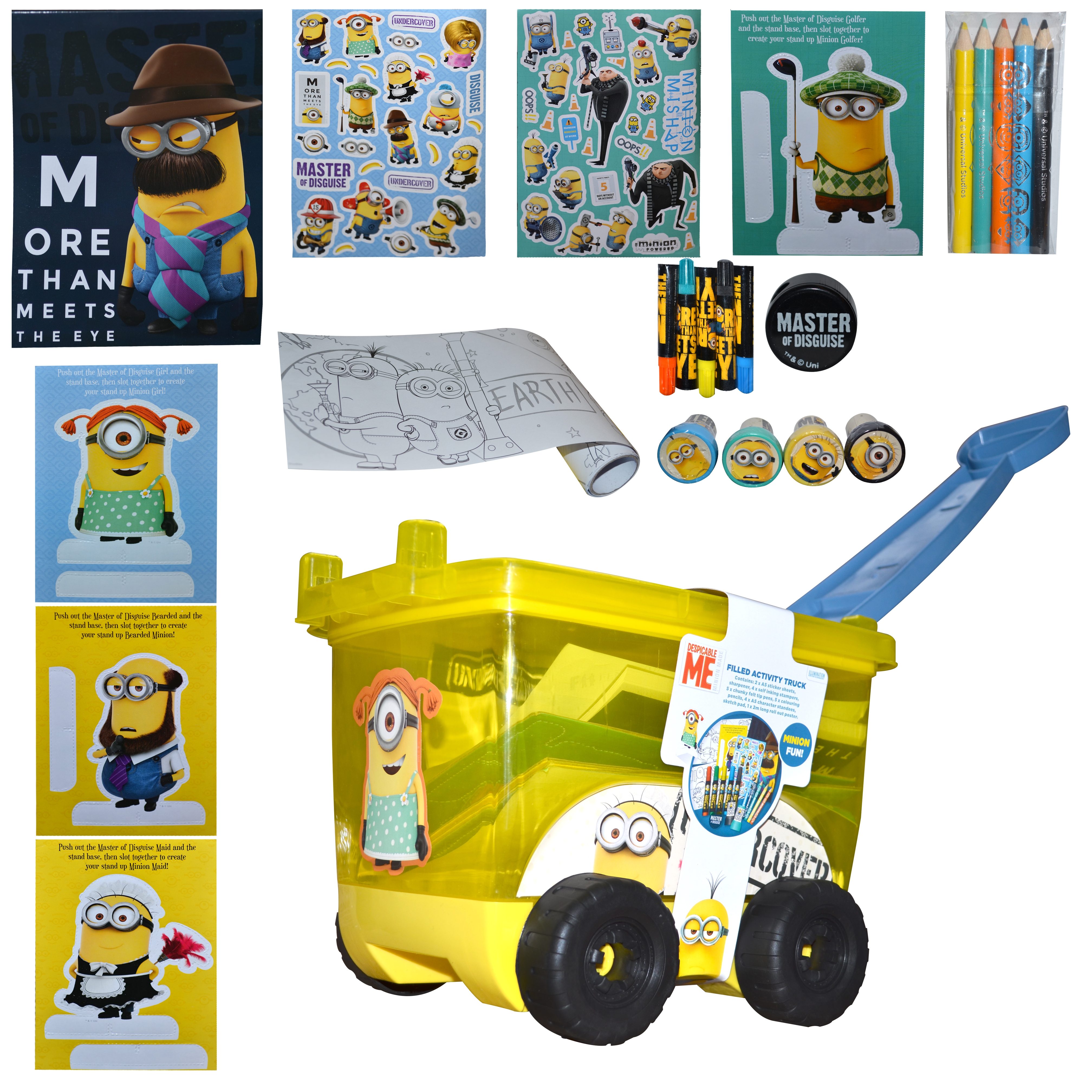 Despicable Me Minions 'Filled Activity' Stationery Truck