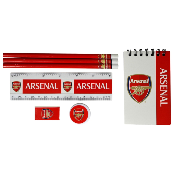 Arsenal Fc 'Wordmark' Stationery Set Football Official