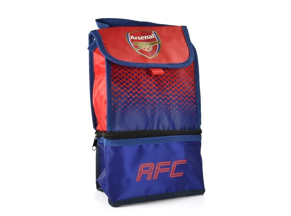 Arsenal Fc 'Fade' Dual Compartment Football Premium Lunch Bag Official