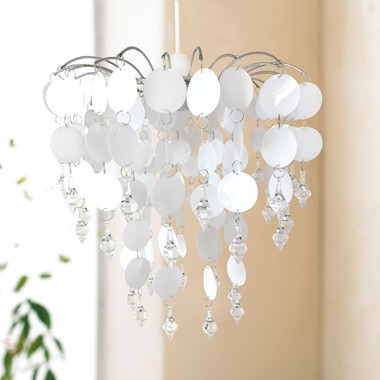 Urban Life Easy Fit 'Chic White' Chandelier