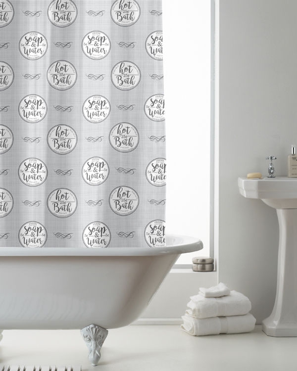 Fresh with Hook Shower Curtain